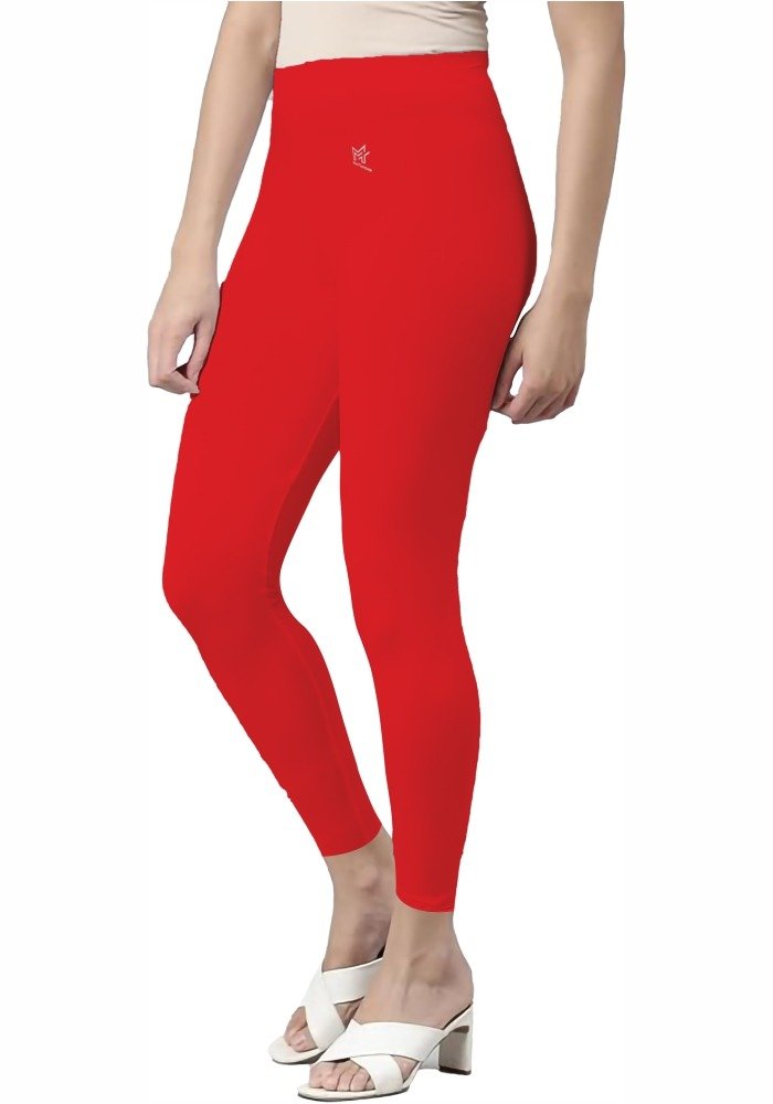 Red Color Leggings
