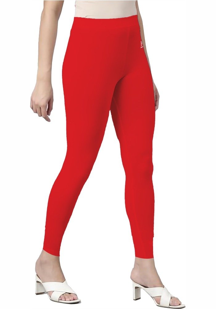 Red Color Leggings - Image 2