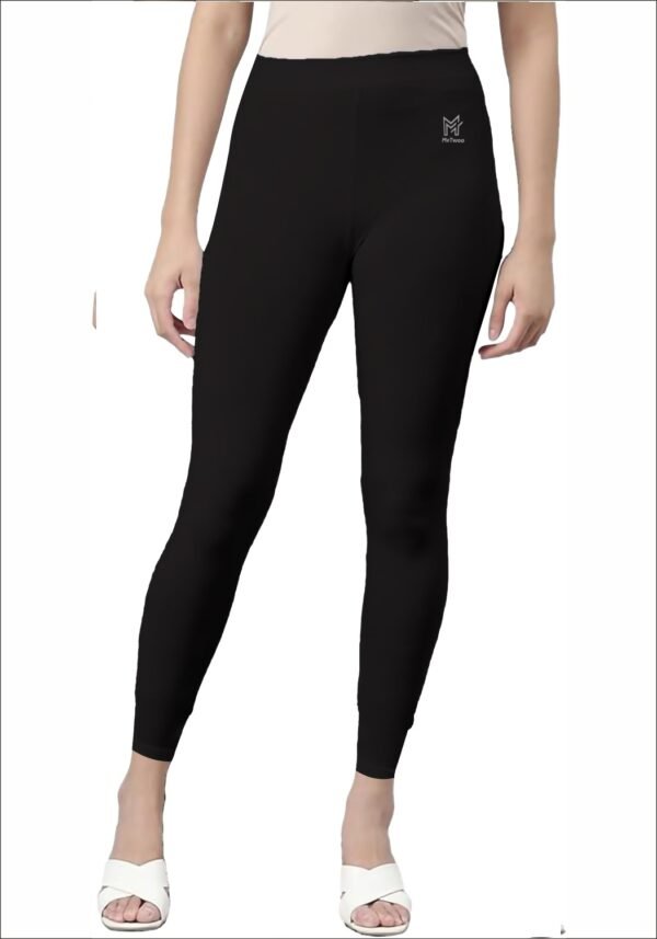 Black Color Leggings - Image 3